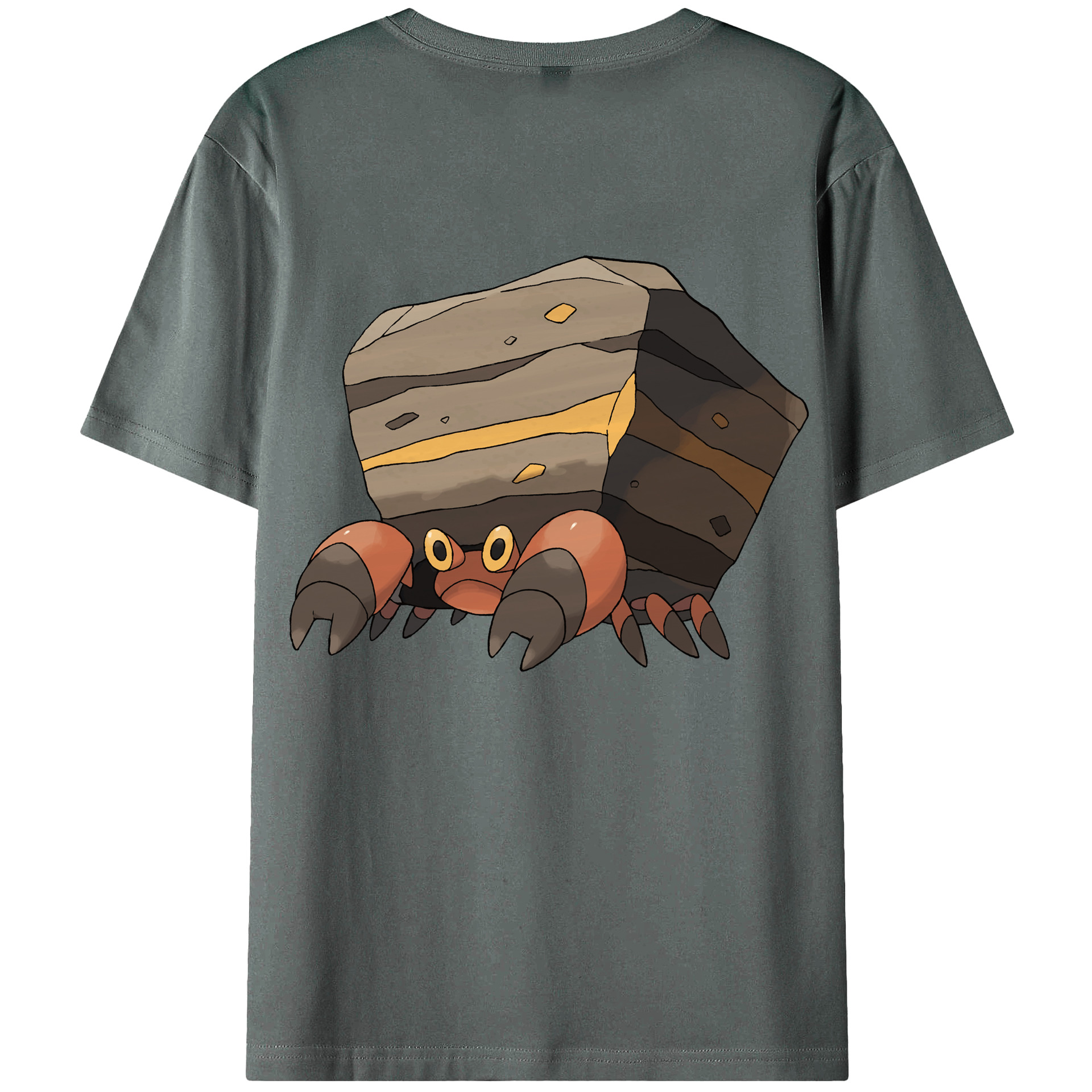 （画像用） ポケットモンスター Pokémon 綿100％ メンズ半袖Tシャツ（バックプリント） 通気性